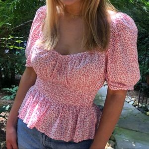 Forever 21 puffy sleeve shirt